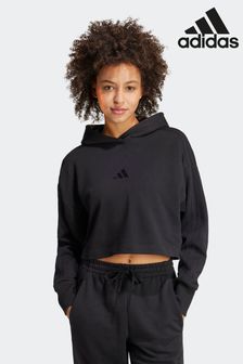 Plain black adidas hoodie online