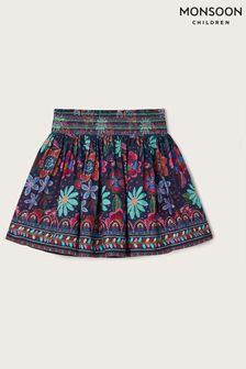Monsoon Blue Tapestry Floral Twill Skirt (100575) | $61 - $72