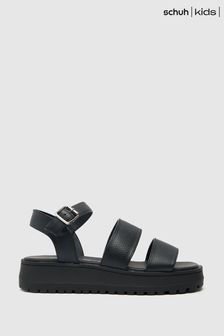 Schuh Tara Chunky Black Sandals (101378) | €40 - €44