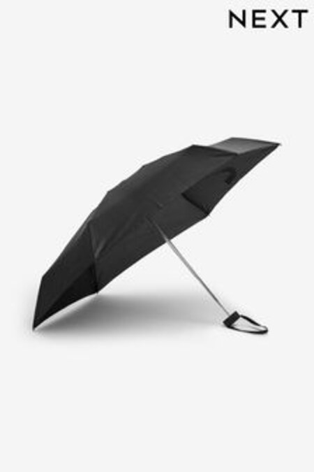 Black Compact Umbrella (101638) | AED47