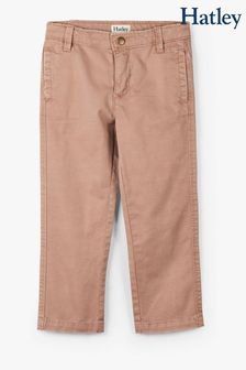 Pantaloni chino cu țesătură diagonală pentru Hatley băieți Natural (102646) | 191 LEI