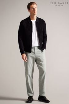 Svetlo siva - Ted Baker Wide Fit Lopus Wool Rich Trousers (102719) | €114