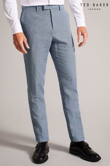 Ted Baker Slim Blue Scopet Puppytooth Trousers (103099) | 230 €