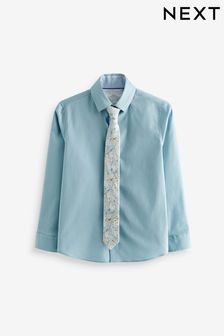 Mineral - Long Sleeve Shirt With Tie Set (3-16yrs) (103964) | kr320 - kr410