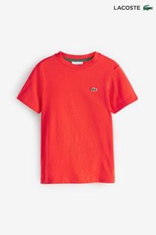 Rot - Lacoste Kinder Sports Atmungsaktives T-Shirt (104790) | 47 € - 55 €