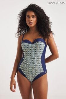 Joanna Hope Navy Blue Belted Bandeau Swimsuit (105251) | 34 €