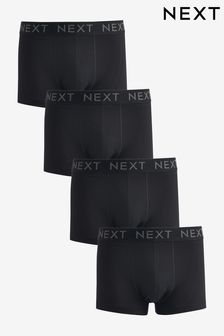 Negro - Pack de 4 - Boxers de cintura baja (105435) | 29 €