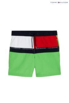 Зеленые пляжные шорты с затягивающимся шнурком Tommy Hilfiger (106500) | €59