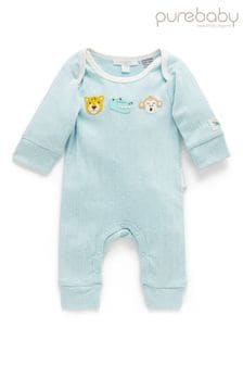Purebaby Jungle Friends Character Baby Footless Sleepsuit (107221) | €16