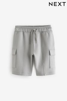 Grey Smart Cargo Jersey Shorts (3-16yrs) (107247) | AED53 - AED77