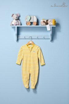 The Essential One Unisex Baby Yellow Stripe Sleepsuit (107559) | €18.50