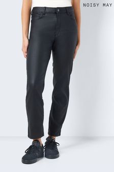 NOISY MAY Black Coated High Waisted Jeans (108883) | kr545