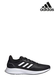 adidas Black/White Run Falcon 2 Trainers (109357) | SGD 83