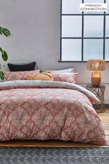 French Connection Pink Kantha Reversible Duvet Cover and Pillowcase Set (109417) | €74 - €122