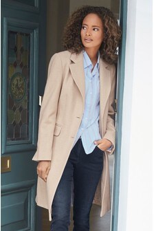 Manteau avec col à revers