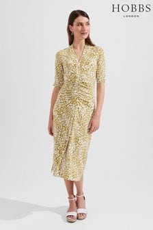 Hobbs Yellow Hatty Jersey Dress (110277) | €61
