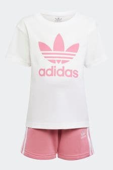 adidas Originals Pink Short and T-Shirt Set (110665) | 220 zł