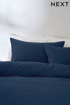 Set of 2 Navy Blue Simply Soft Microfibre Pillowcases