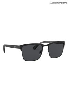Черные матовые солнцезащитные очки Emporio Armani (111425) | €173