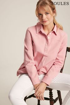 Joules Brinley Pink Cotton Deck Shirt (111717) | €92