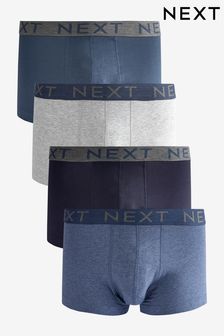 藍色 - 4 件裝 - 低腰四角褲4件組 (111836) | NT$920