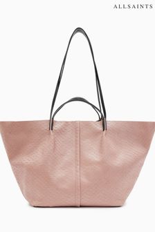 AllSaints Pink Hannah Python E/W To Bag (112194) | ₪ 1,252
