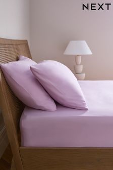 Lilac Purple Deep Fitted Simply Soft Microfibre Sheet