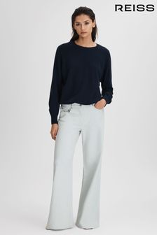 Reiss Maize Flared Side Seam Jeans