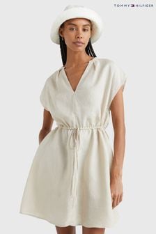 Tommy Hilfiger Natural Linen Short Dress (114581) | €102