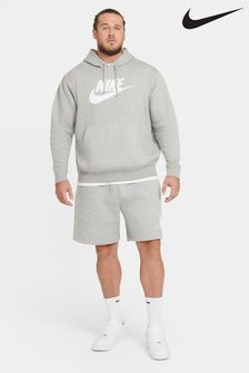 Nike Grey Club Fleece Swoosh Shorts (115015) | 51 €