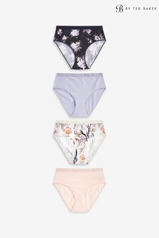 B by Ted Baker Organic Cotton Knickers 4 Pack