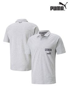Grau - Puma Manchester City Casuals Polo-Shirt (115578) | 54 €