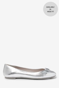 Ballerines avec nœud métallique