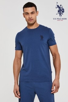 U.s. Polo Assn. Dhm Weit geschnittenes T-Shirt aus dunklem Denim (116846) | 47 €