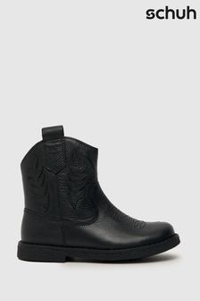Schuh Cowgirl Western Black Boots