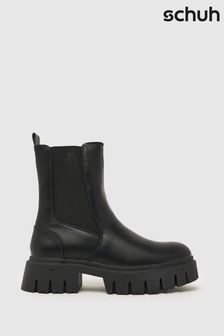 Schuh Amsterdam Chunky Chelsea Black Boots (117211) | 69 €