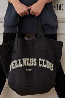 Navy Blue Self. Wellness Tote Bag (117238) | €26.50