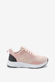 Lace-Up Mesh Trainers