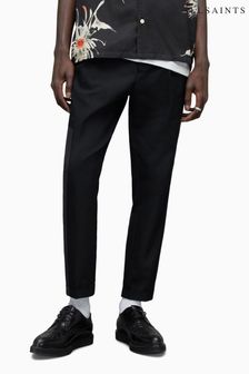 AllSaints Black Tallis Trousers (117865) | 688 QAR