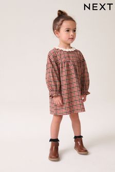 Traditionelles Karomuster - 100% Cotton Lace Collar Dress (3mths-8yrs) (118620) | 20 € - 24 €