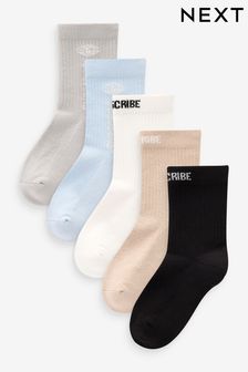 Cotton Rich Socks 5 Pack