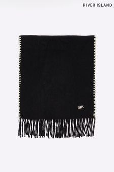 River Island Black Blanket Stitch Scarf (118970) | 28 €