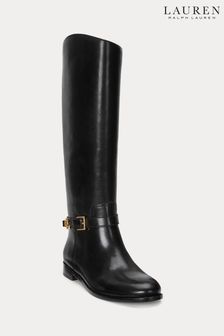 Lauren Ralph Lauren Black Flat Boots Next Luxembourg