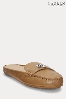 Lauren Ralph Lauren Barnsbury Leather Slip On Loafers (119174) | kr2 360