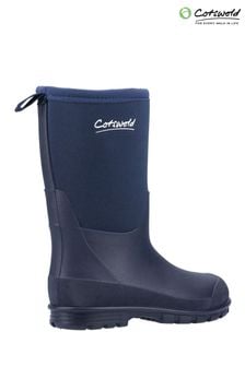 Cotswold Blue Hilly Neoprene Wellington Boots (119334) | 255 SAR
