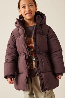 Chocolate Brown Shower Resistant Padded Coat (3-16yrs) (119425) | €20 - €26