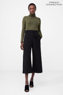 French Connection Black Whisper Belted Culottes (119471) | €102