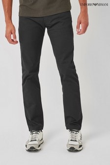 Emporio Armani J45 Straight Fit Gabardine Jeans (119708) | OMR85