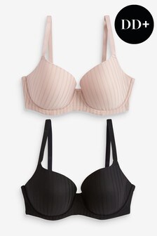 Lot de deux soutiens-gorge à balconnet Phoebe légèrement rembourrés bonnets E+