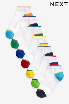 Bright Colourblock Cotton Rich Trainer Socks 7 Pack (120220) | KRW14,900 - KRW19,200